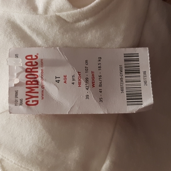 Gymboree girls size 4T Flower Showers line color block dress New - Picture 4 of 4